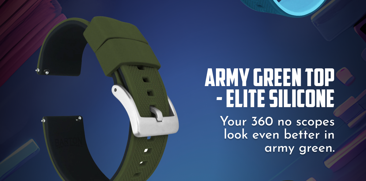 ARMY GREEN TOP | ELITE SILICONE <PRODUCT BLOCK> Your 360 no scopes look even better in army green.